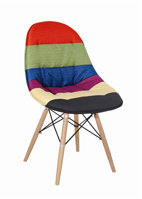 Moder 디자이너에 의하여 착색되는 임스 플라스틱 의자 에펠 탑 모양 직물 좌석