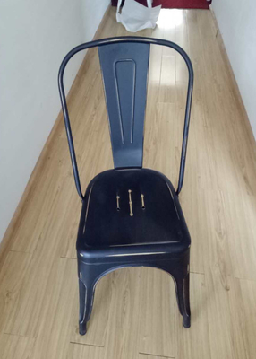 백레스트, 가정/대중음식점을 위한 Tolix 높이 뒤 발판을 가진 금속 Tolix 현대 의자